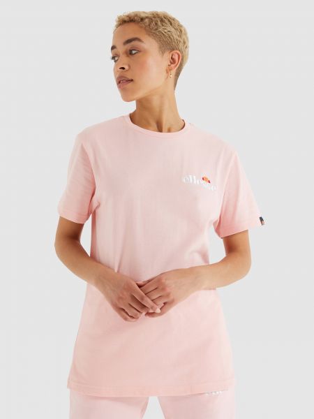 Oversized tričko Ellesse růžové