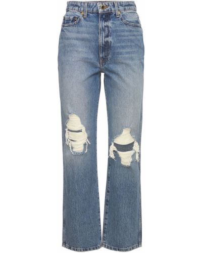 Straight fit džíny s vysokým pasem Khaite