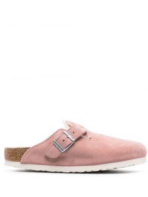 Pantofi cu cataramă Birkenstock roz