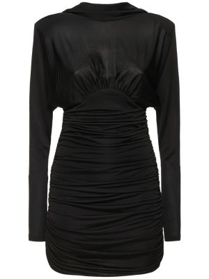 Jersey mini ruha Saint Laurent fekete