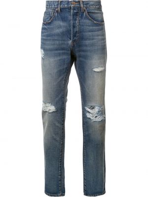 Distressed skinny jeans 321 blau