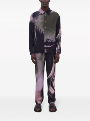 Pantalon à imprimé à motifs abstraits Simkhai