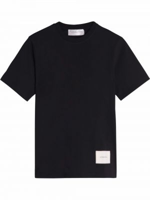 T-shirt aus baumwoll Victoria Beckham schwarz