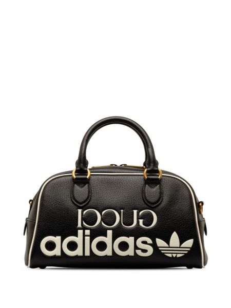 Δερμάτινη τσάντα Gucci Pre-owned μαύρο