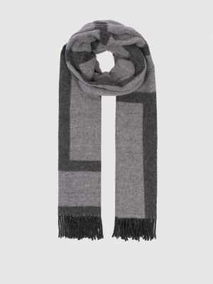 Серый шерстяной шарф Toteme