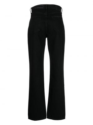 Zvonové džíny s vysokým pasem Rag & Bone černé