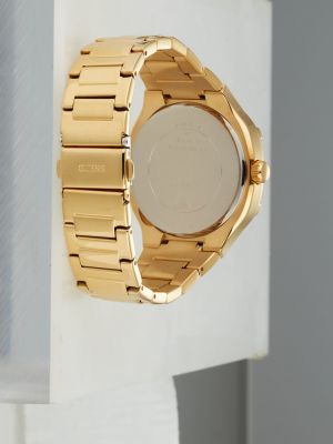 Pολόι με διαφανεια Guess χρυσό