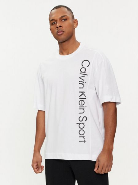 Μπλούζα Calvin Klein Performance λευκό