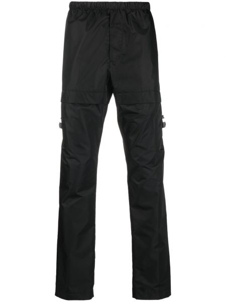 Pantaloni cu picior drept cu cataramă Givenchy negru