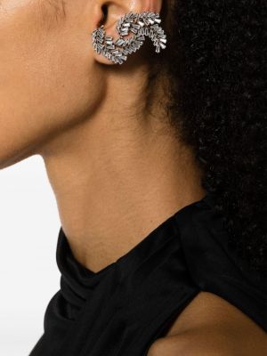 Ohrring mit federn mit kristallen Isabel Marant silber