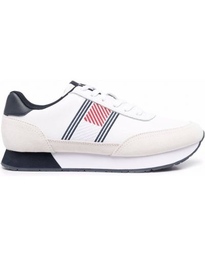 Broderet sneakers Tommy Hilfiger hvid