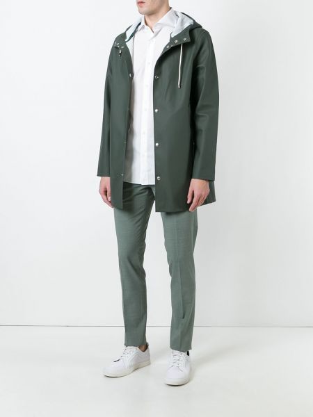 Manteau à capuche imperméable Stutterheim vert