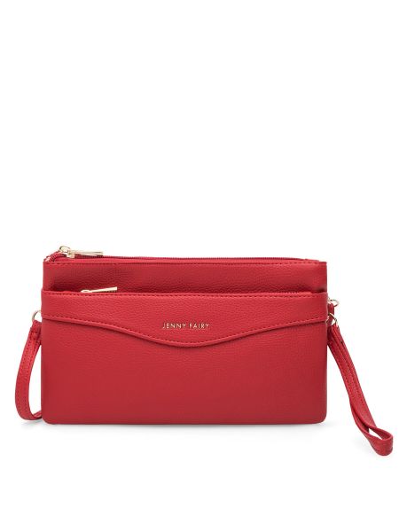 Чанта през рамо Jenny Fairy червено