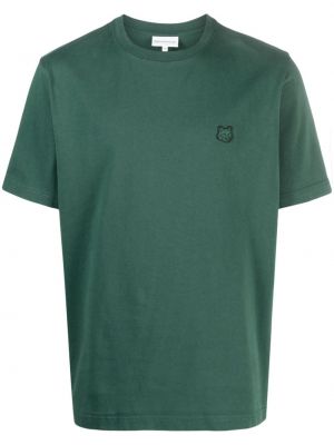 Тениска Maison Kitsuné зелено