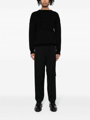 Spodnie wełniane Yohji Yamamoto czarne