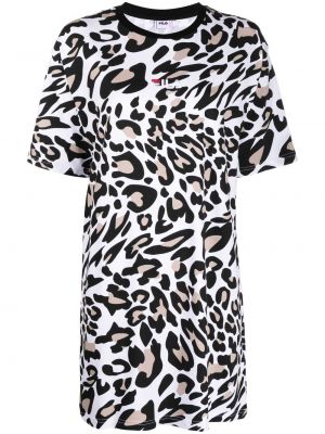 Сукня леопардове -футболка Fila, біле