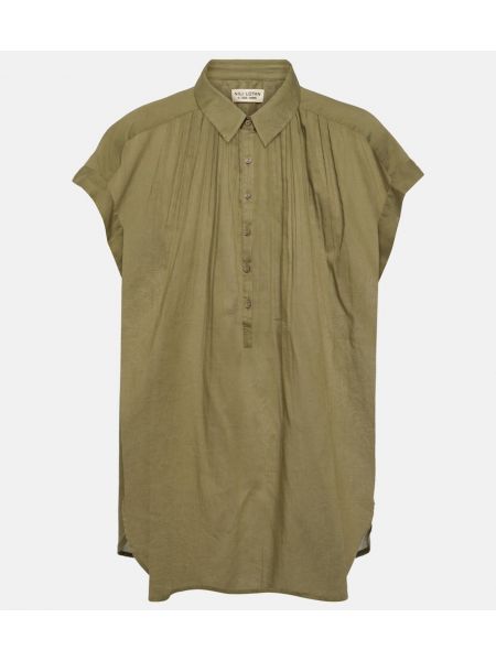 Bluse aus baumwoll Nili Lotan grün