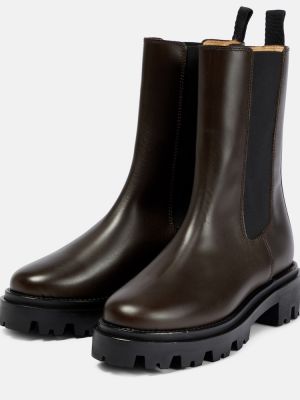 Kožené chelsea boots Isabel Marant čierna