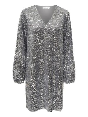Estélyi ruha Karen By Simonsen ezüstszínű