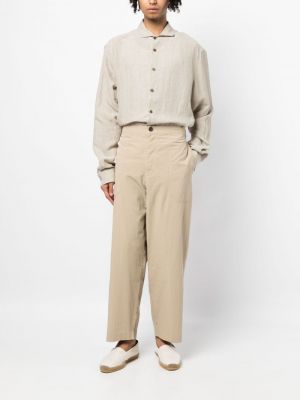 Puuvillased sirged püksid Marané pruun