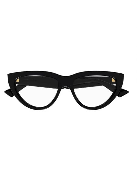 Przezroczyste okulary Bottega Veneta czarne