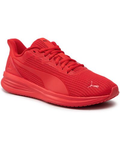Átlátszó sneakers Puma piros