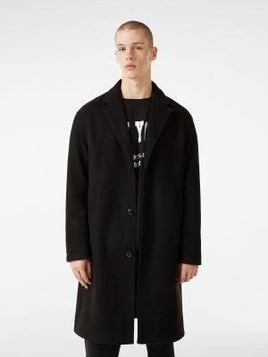 Kabát Bershka čierna