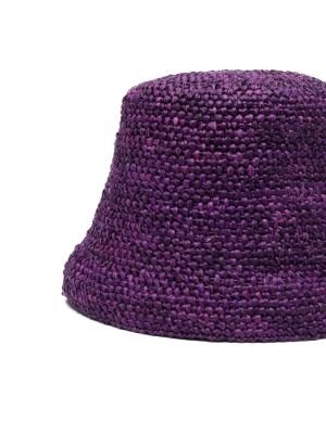 Kepurė Jacquemus violetinė