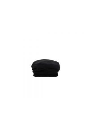 Czapka z daszkiem wełniana Yohji Yamamoto czarna