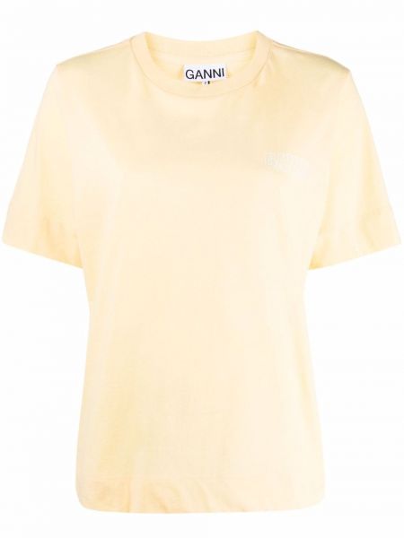 Camiseta con estampado Ganni