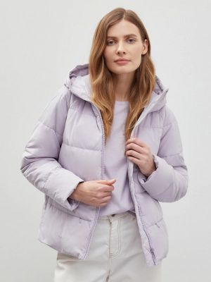 Утепленная демисезонная куртка Finn Flare фиолетовая