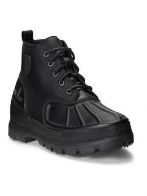 Kotníkové boty Polo Ralph Lauren černé