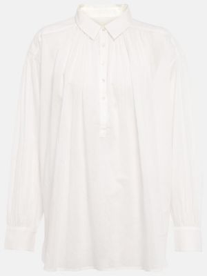 Памучна блуза Nili Lotan бяло