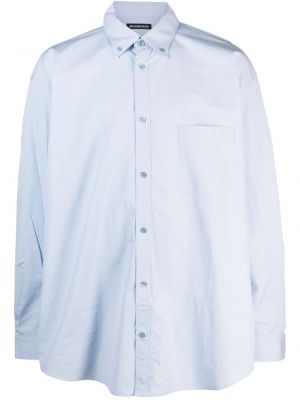 Raštuota medvilninė marškiniai Balenciaga Pre-owned