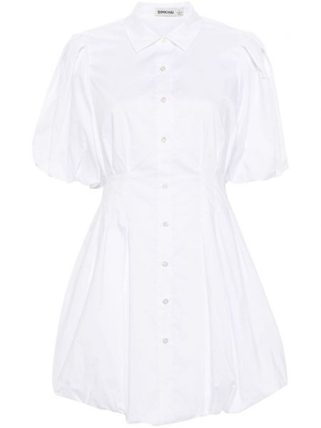 Mini šaty Simkhai bílé