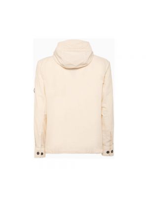 Camisa de algodón con capucha C.p. Company beige