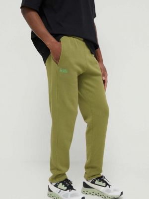 Однотонные спортивные штаны American Vintage зеленые