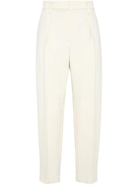 Pantalon plissé Brunello Cucinelli beige