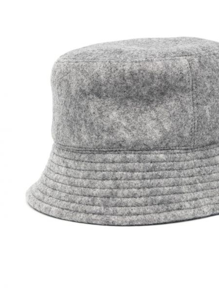 Plstěný klobouk Stella Mccartney šedý