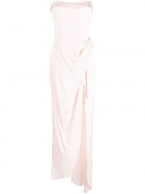Asymetrické večerní šaty Manning Cartell růžové