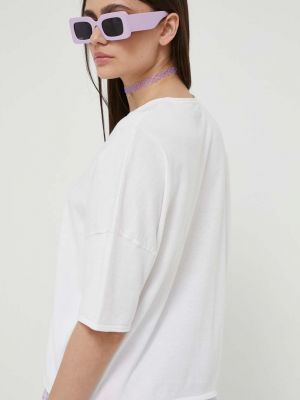 Bavlněné tričko Love Moschino bílé