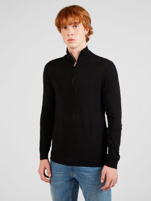 Džemperis ar augstu apkakli Matinique melns