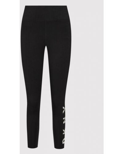 DKNY Sport Leggings DPPP1223 Fekete Slim Fit