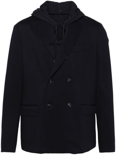 Hætte blazer Emporio Armani blå