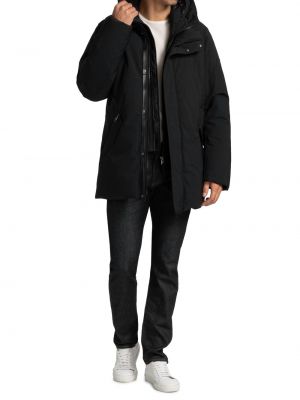 Пуховое пальто Mackage черное