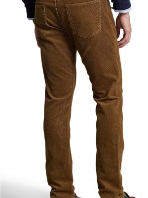 Вельветовые прямые брюки слим Polo Ralph Lauren
