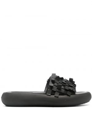 Кожени ниски обувки Vic Matié черно