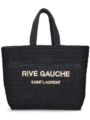 Bevásárlótáska Saint Laurent fekete