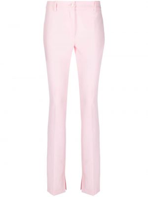 Slim fit kalhoty Blugirl růžové