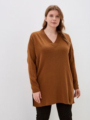 Пуловер Chic De Femme, коричневый